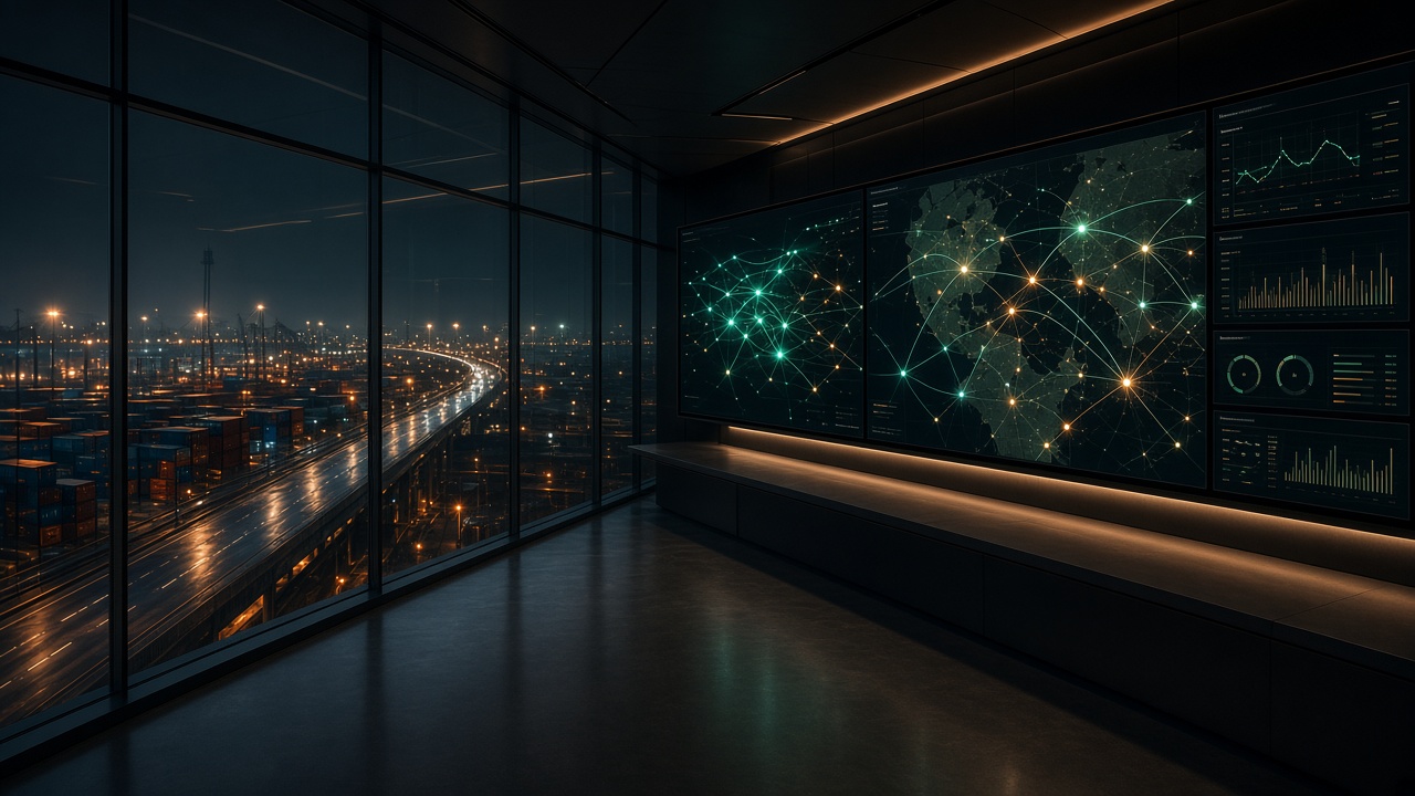 Dispatch glass telemetry at night