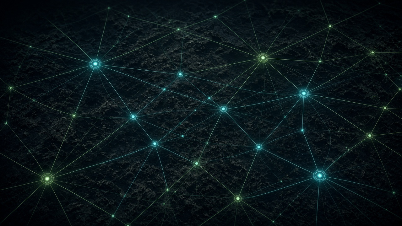 Freight network map of carrier lanes
